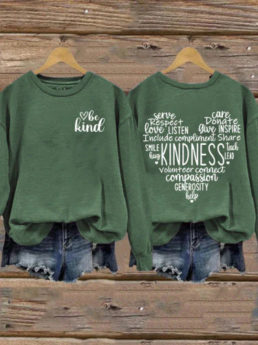 Damen Sweatshirt mit inspirierendem Kaltes-Design und großzügigem Schnitt - Image 7