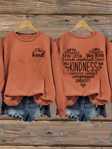 Damen Sweatshirt mit inspirierendem Kaltes-Design und großzügigem Schnitt - Image 8