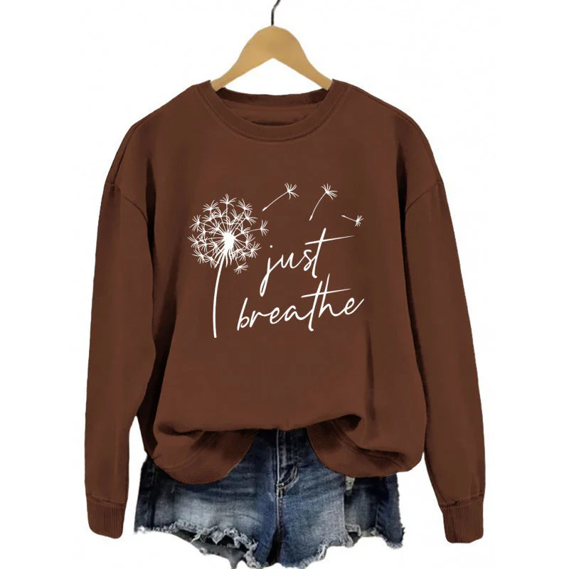 Damen Sweatshirt mit inspirierendem Pusteblumen-Motiv - Image 10