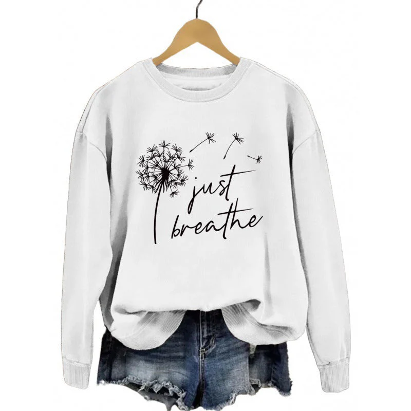 Damen Sweatshirt mit inspirierendem Pusteblumen-Motiv - Image 11