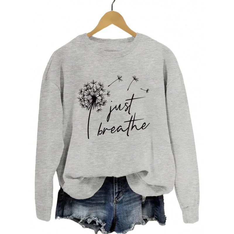 Damen Sweatshirt mit inspirierendem Pusteblumen-Motiv - Image 12