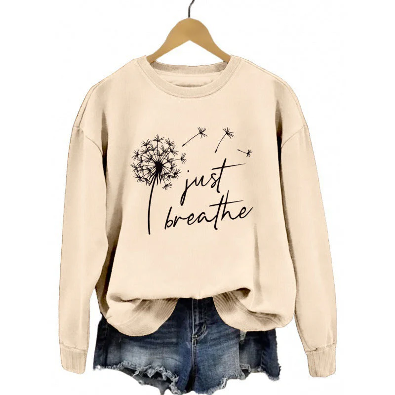 Damen Sweatshirt mit inspirierendem Pusteblumen-Motiv - Image 13
