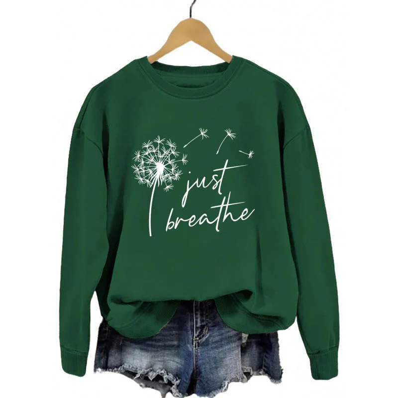 Damen Sweatshirt mit inspirierendem Pusteblumen-Motiv - Image 14