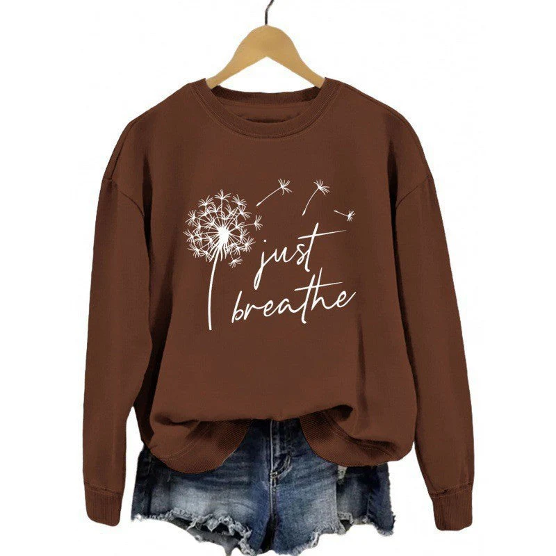 Damen Sweatshirt mit inspirierendem Pusteblumen-Motiv - Image 2