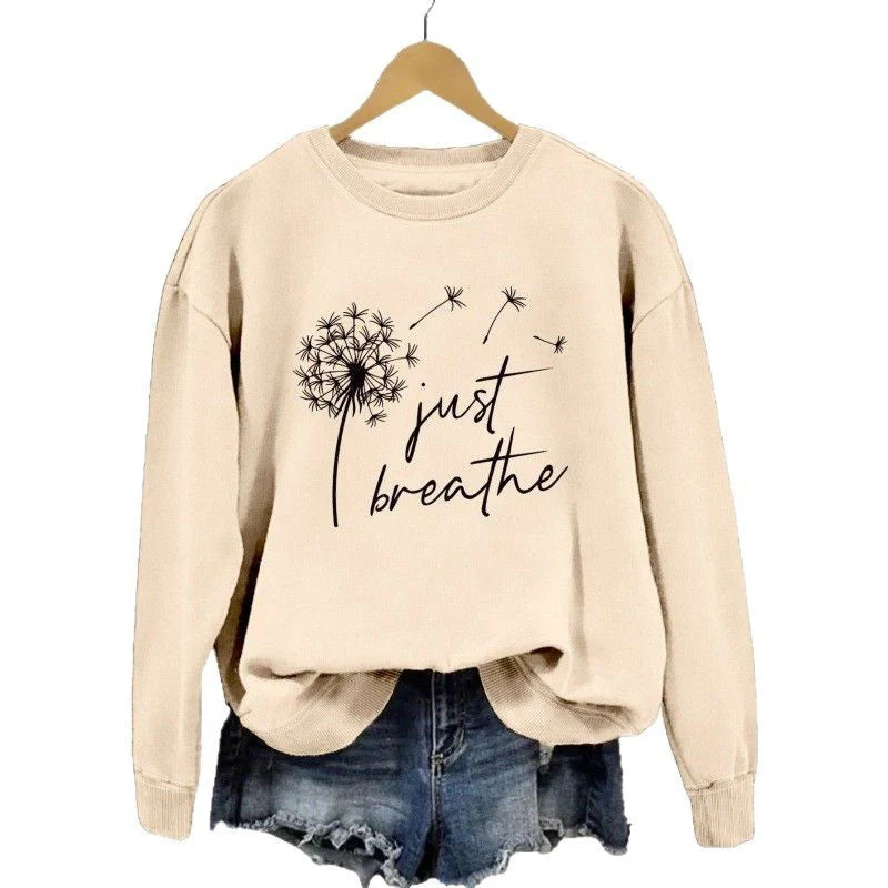 Damen Sweatshirt mit inspirierendem Pusteblumen-Motiv - Image 4