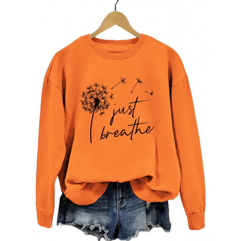 Damen Sweatshirt mit inspirierendem Pusteblumen-Motiv - Image 5