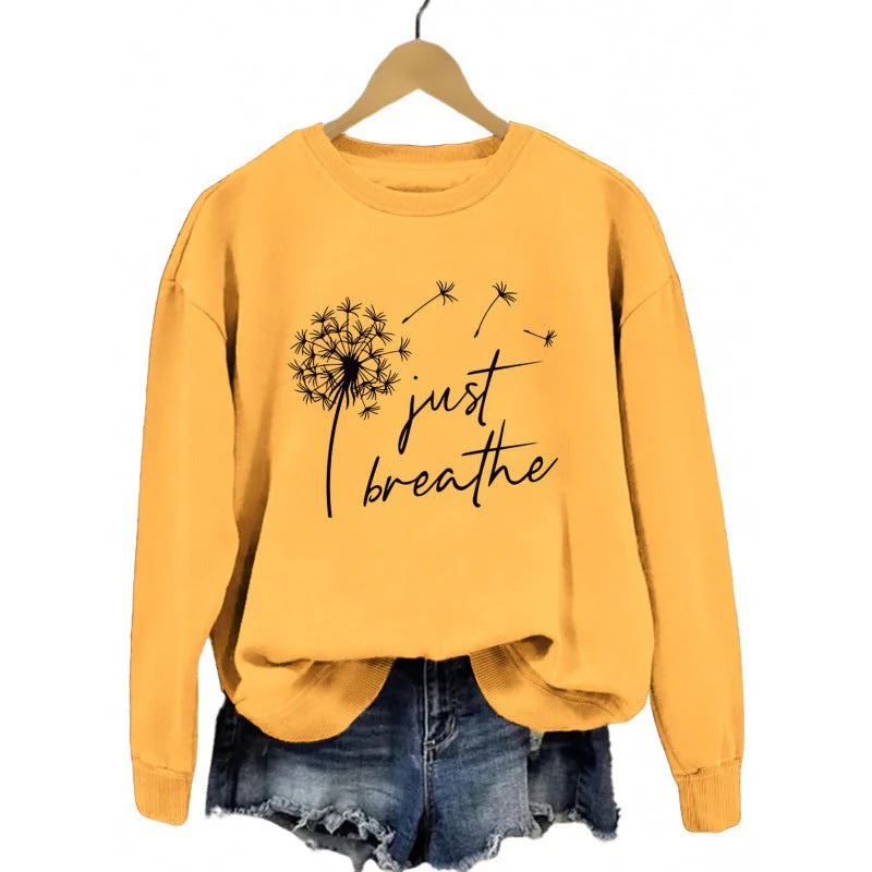 Damen Sweatshirt mit inspirierendem Pusteblumen-Motiv - Image 6