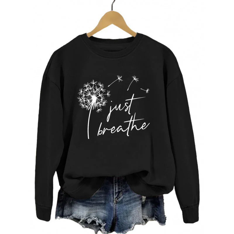 Damen Sweatshirt mit inspirierendem Pusteblumen-Motiv - Image 7