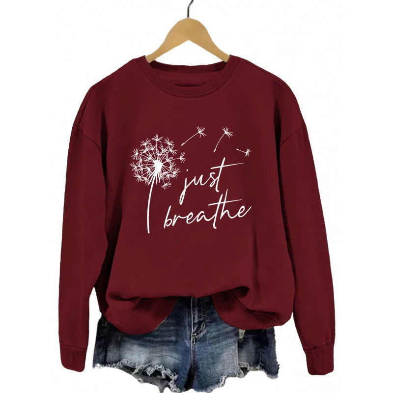 Damen Sweatshirt mit inspirierendem Pusteblumen-Motiv - Image 8