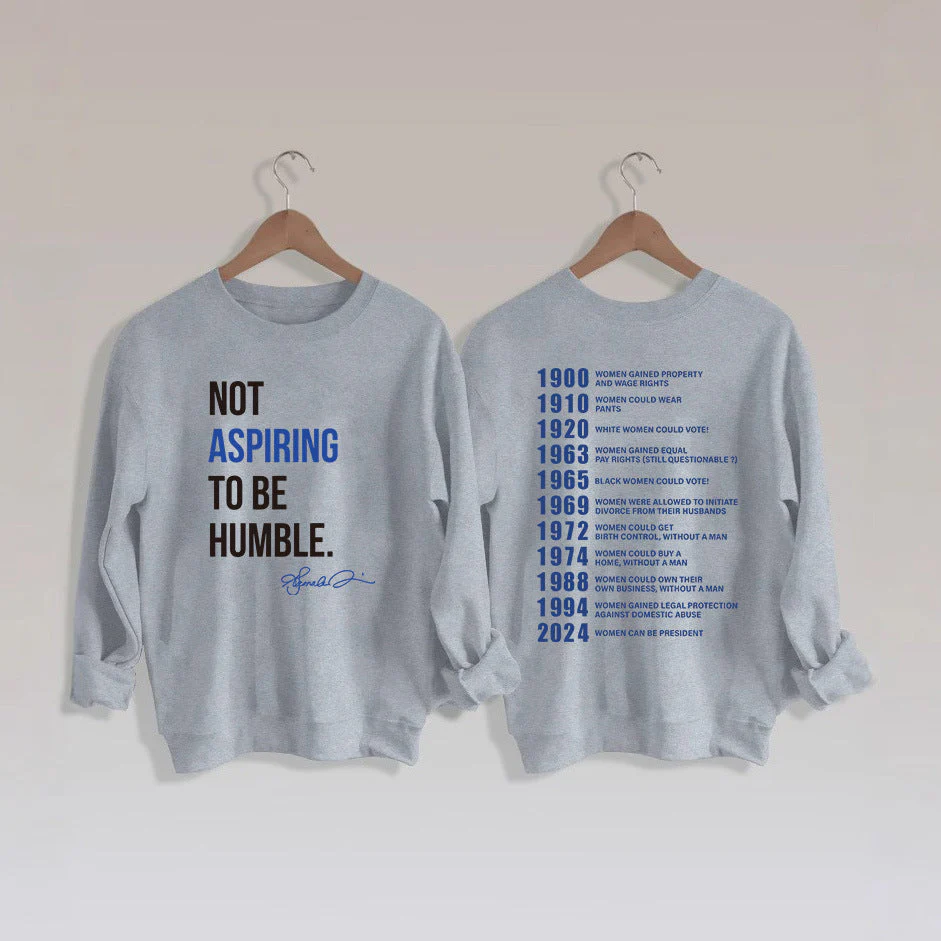Damen Sweatshirt mit inspirierendem Schriftzug und historischem Motiv - Image 10