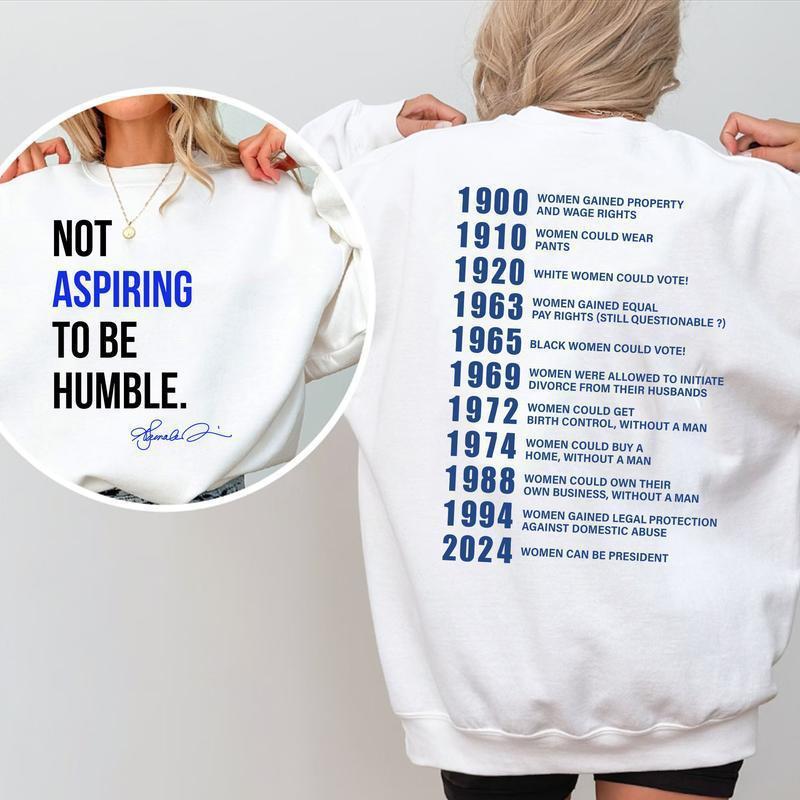 Damen Sweatshirt mit inspirierendem Schriftzug und historischem Motiv - Image 8