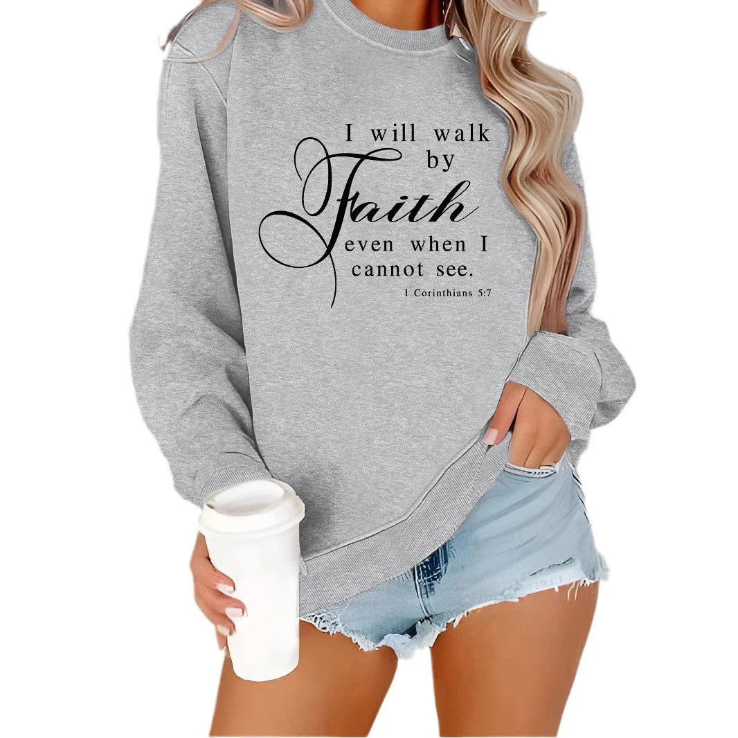 Damen Sweatshirt mit inspirierendem Schriftzug und weichem Material - Image 4
