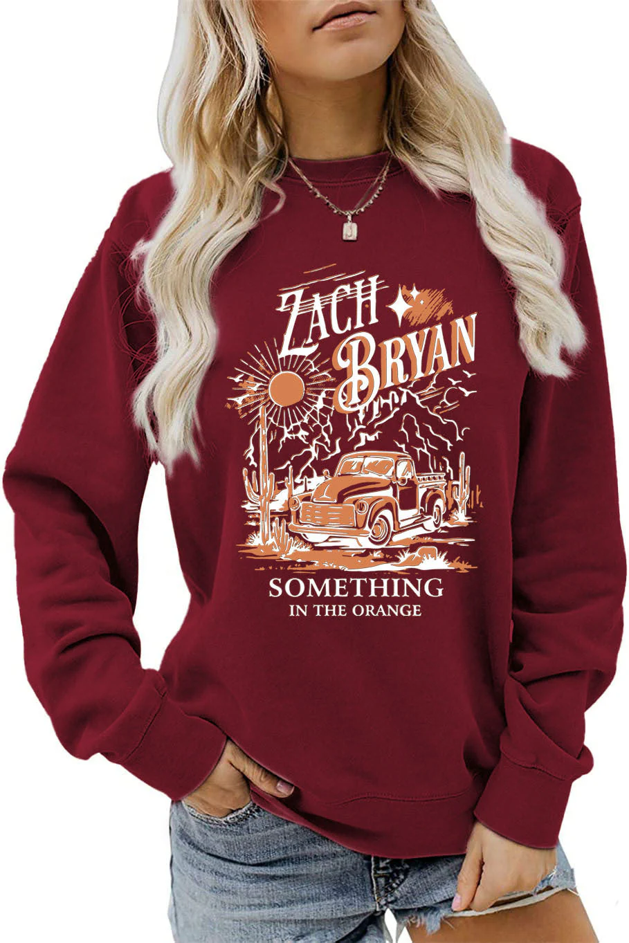 Damen Sweatshirt mit inspirierendem Vintage-Truck-Design - Image 5