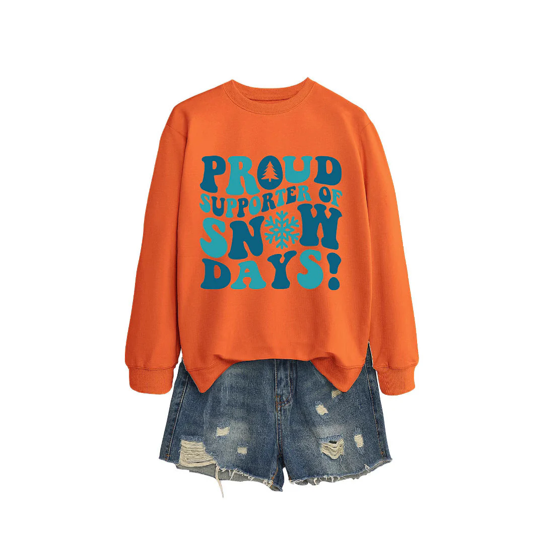 Damen Sweatshirt mit kreativem Aufdruck und lässigem Schnitt - Image 2