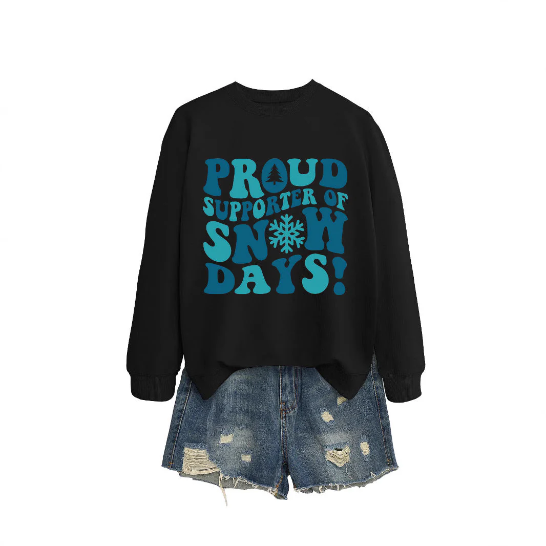 Damen Sweatshirt mit kreativem Aufdruck und lässigem Schnitt - Image 3