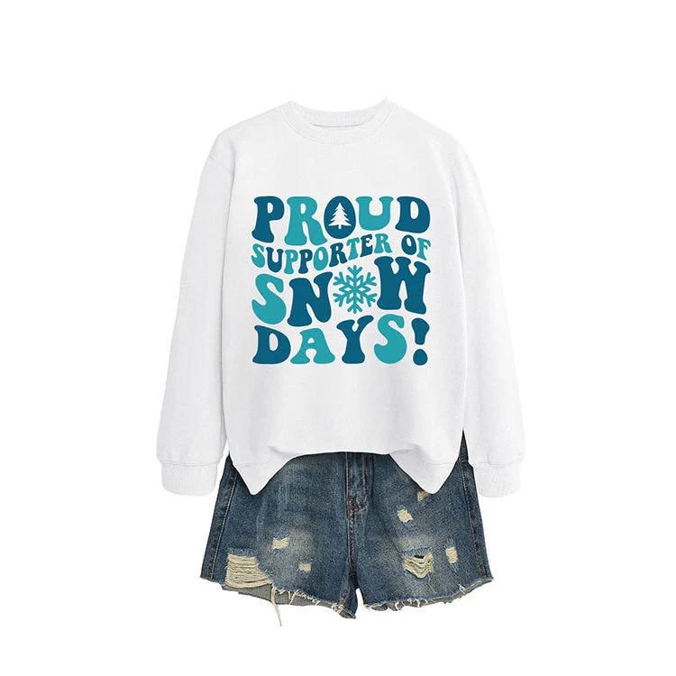 Damen Sweatshirt mit kreativem Aufdruck und lässigem Schnitt - Image 4