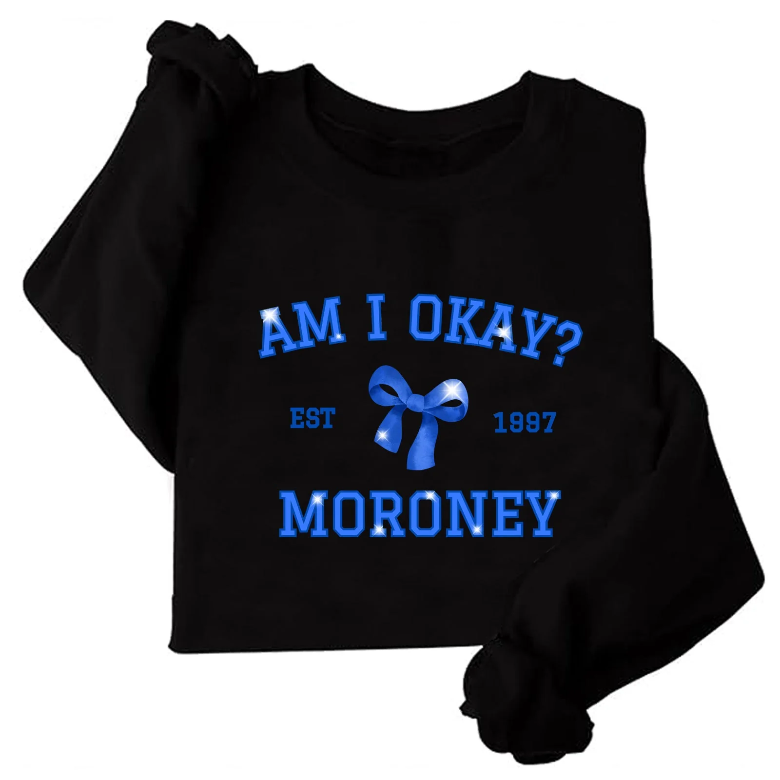 Damen Sweatshirt mit kreativem Aufdruck und verspieltem Design