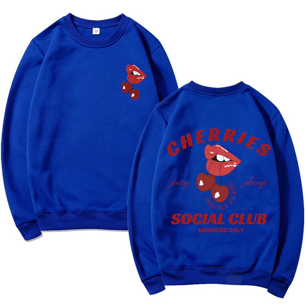 Damen Sweatshirt mit kreativem Frucht- und Munddesign - Image 13