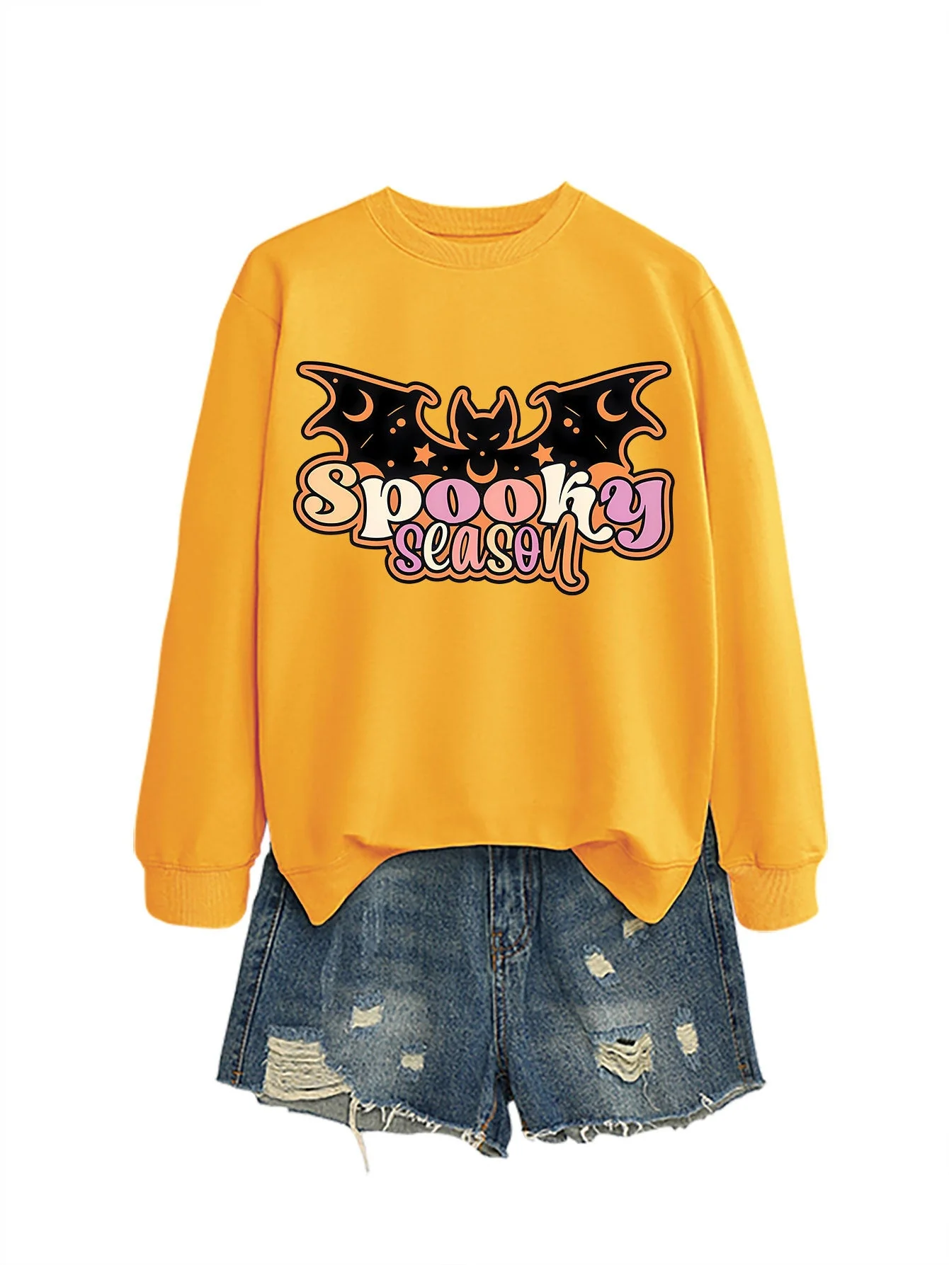 Damen Sweatshirt mit kreativem Halloween-Motiv - Image 8
