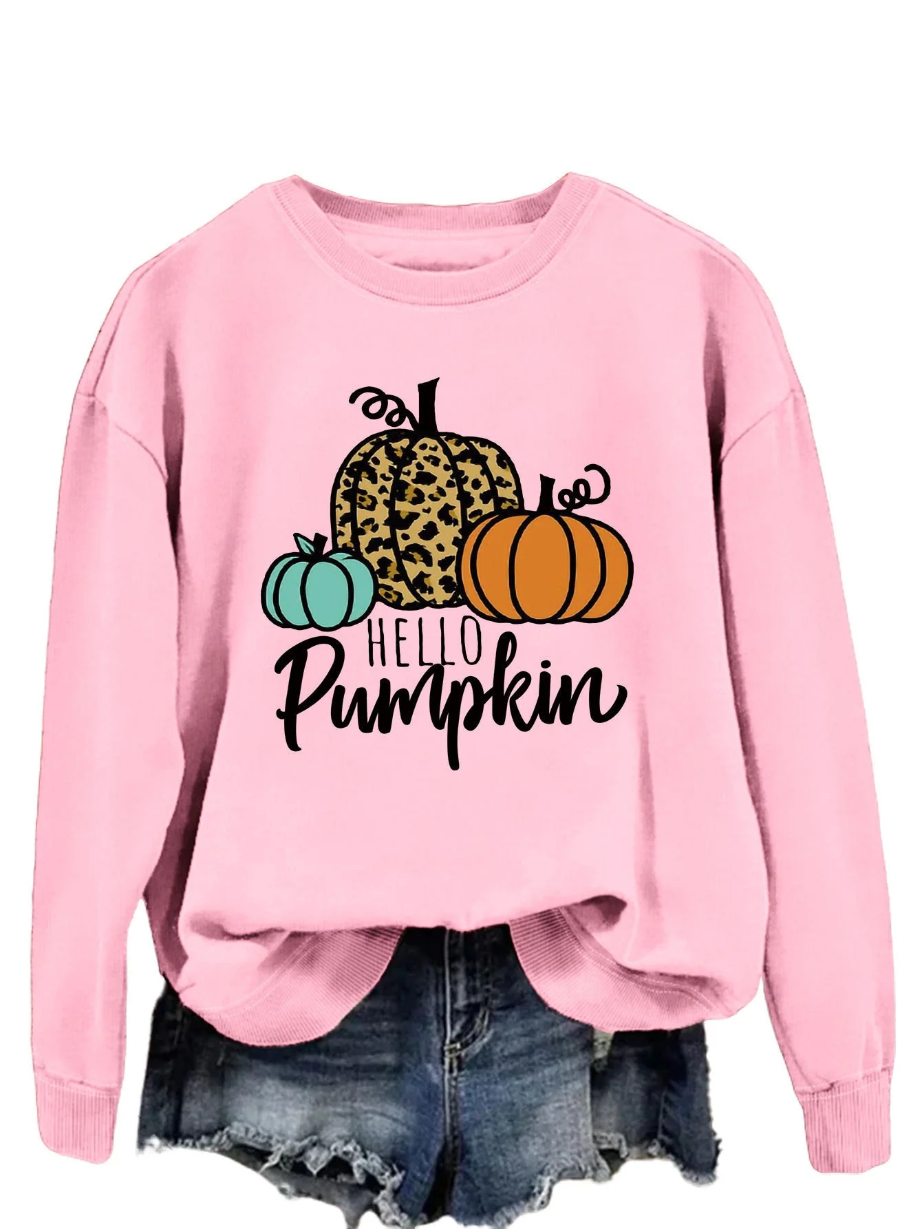 Damen Sweatshirt mit kreativem Herbstmotiv und lässigem Schnitt - Image 6