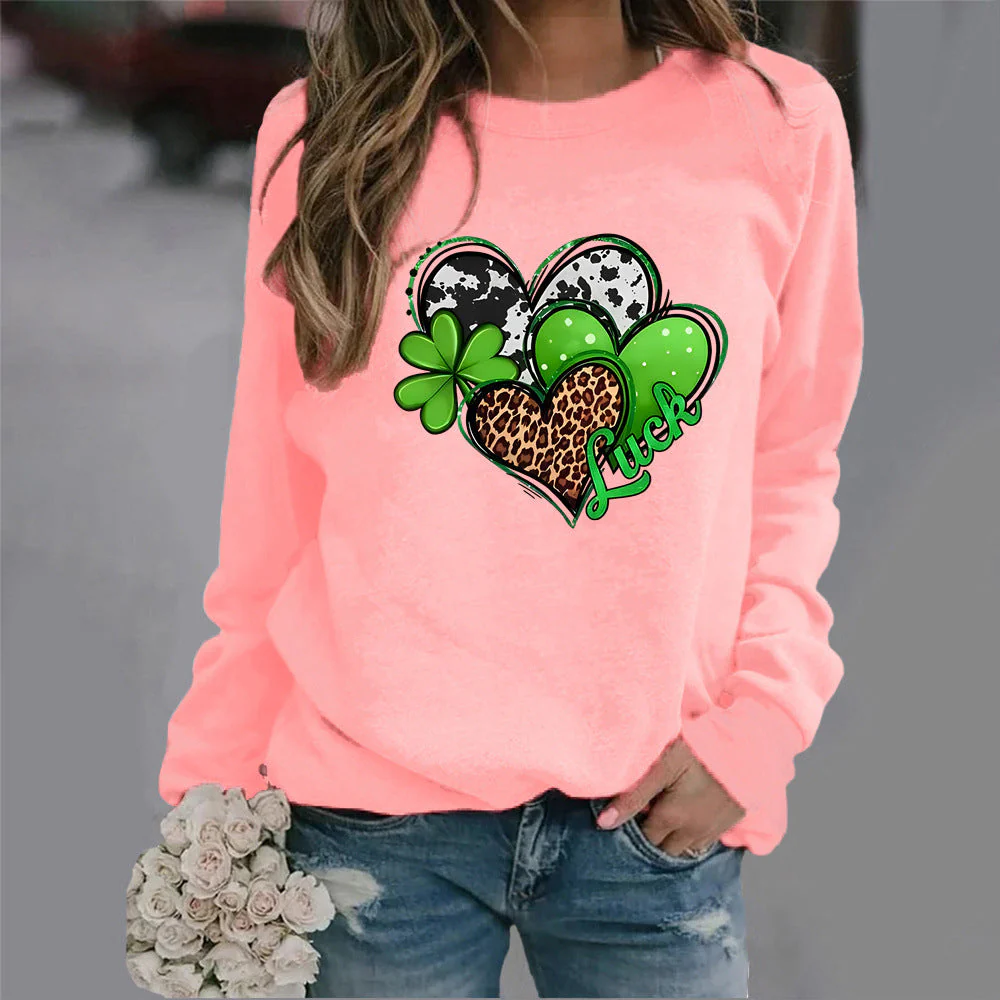 Damen Sweatshirt mit kreativem Herzdesign und auffälligem Motiv - Image 11