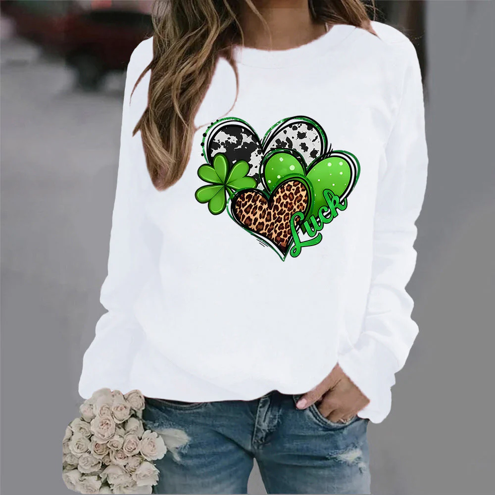 Damen Sweatshirt mit kreativem Herzdesign und auffälligem Motiv - Image 12