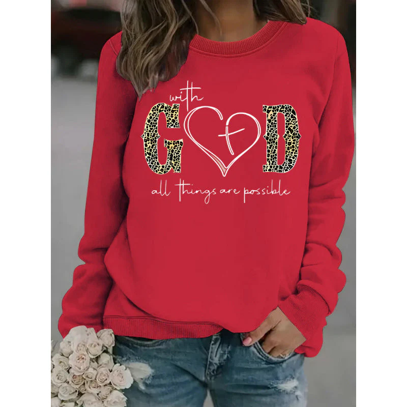 Damen Sweatshirt mit kreativem Modedesign und motivierender Botschaft - Image 2