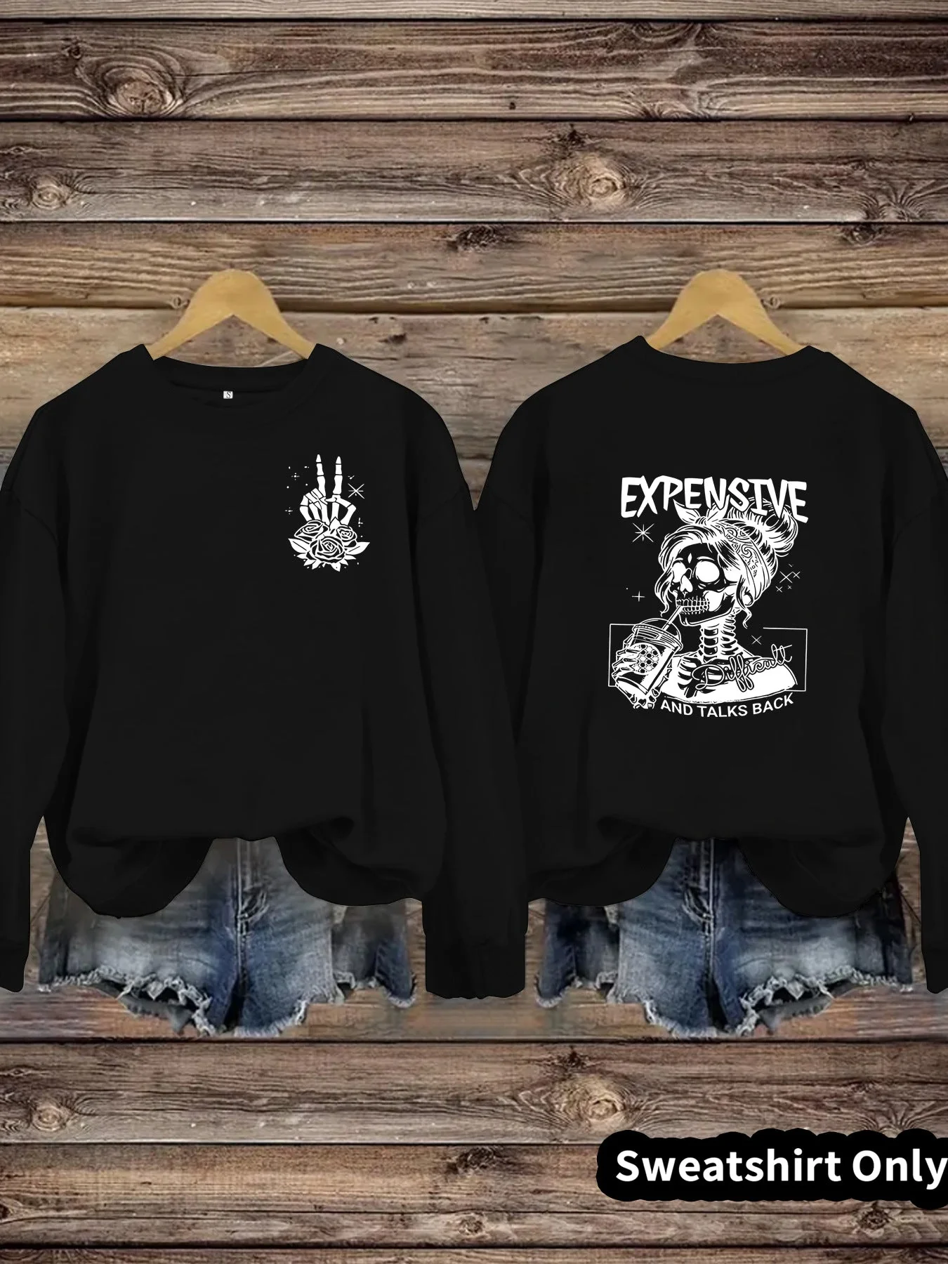 Damen Sweatshirt mit kreativem Motiv und lässigem Schnitt - Image 10