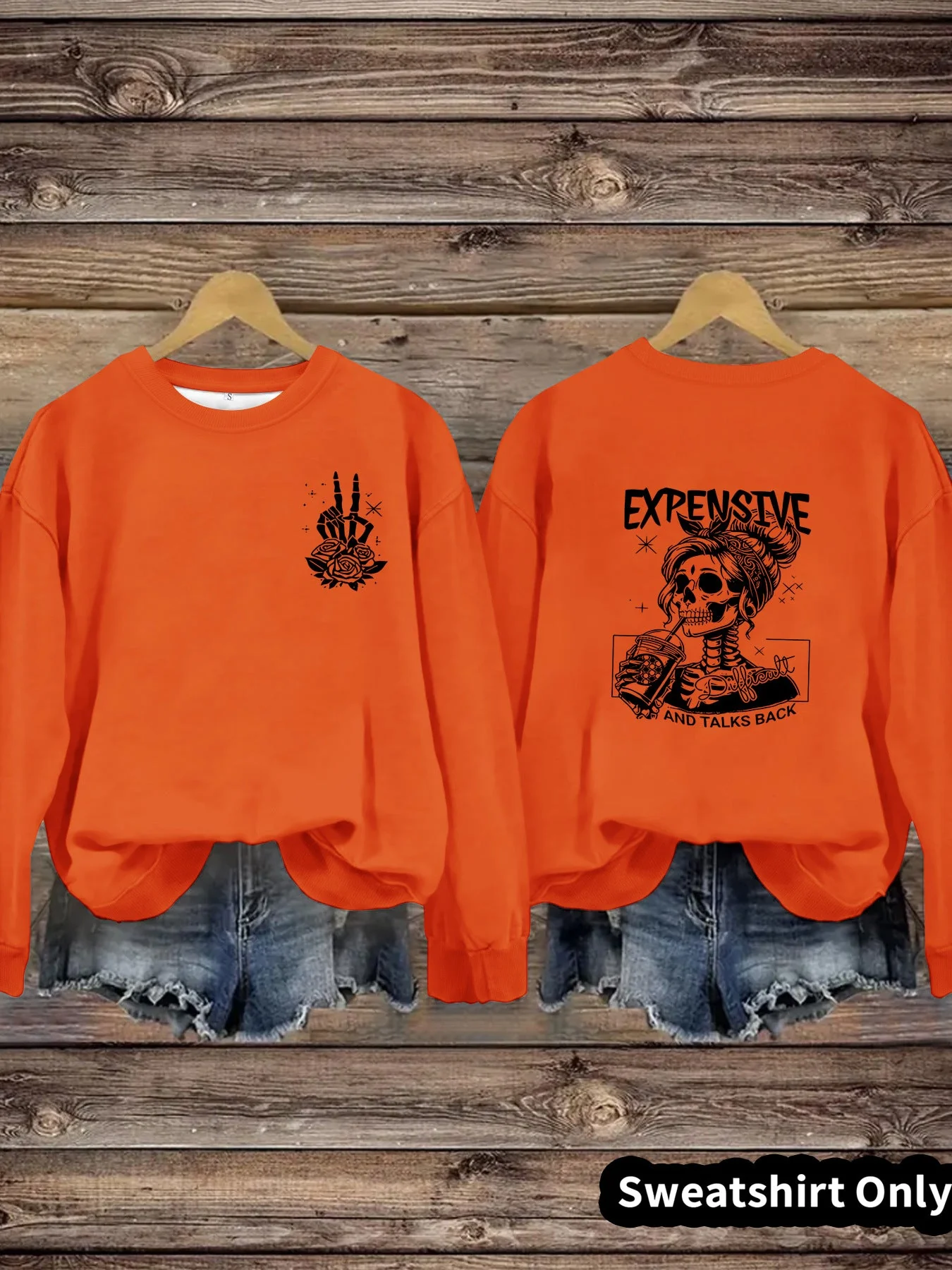 Damen Sweatshirt mit kreativem Motiv und lässigem Schnitt - Image 8