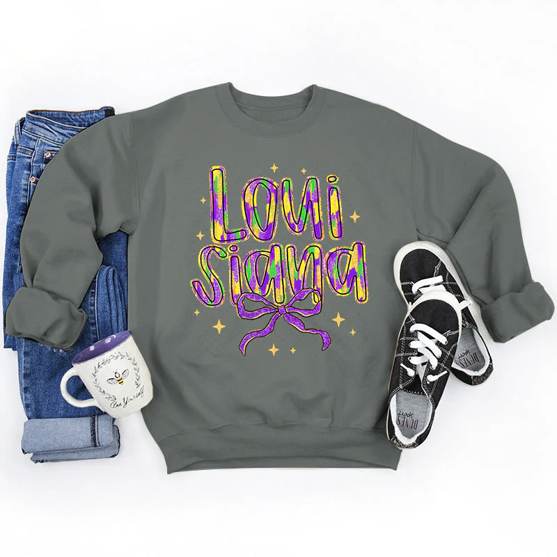 Damen Sweatshirt mit kreativem Schriftzug und weichem Innenfutter - Image 14