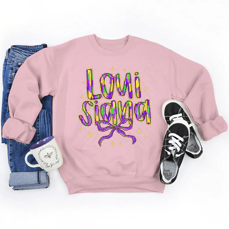 Damen Sweatshirt mit kreativem Schriftzug und weichem Innenfutter - Image 7