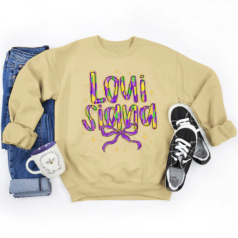 Damen Sweatshirt mit kreativem Schriftzug und weichem Innenfutter - Image 8