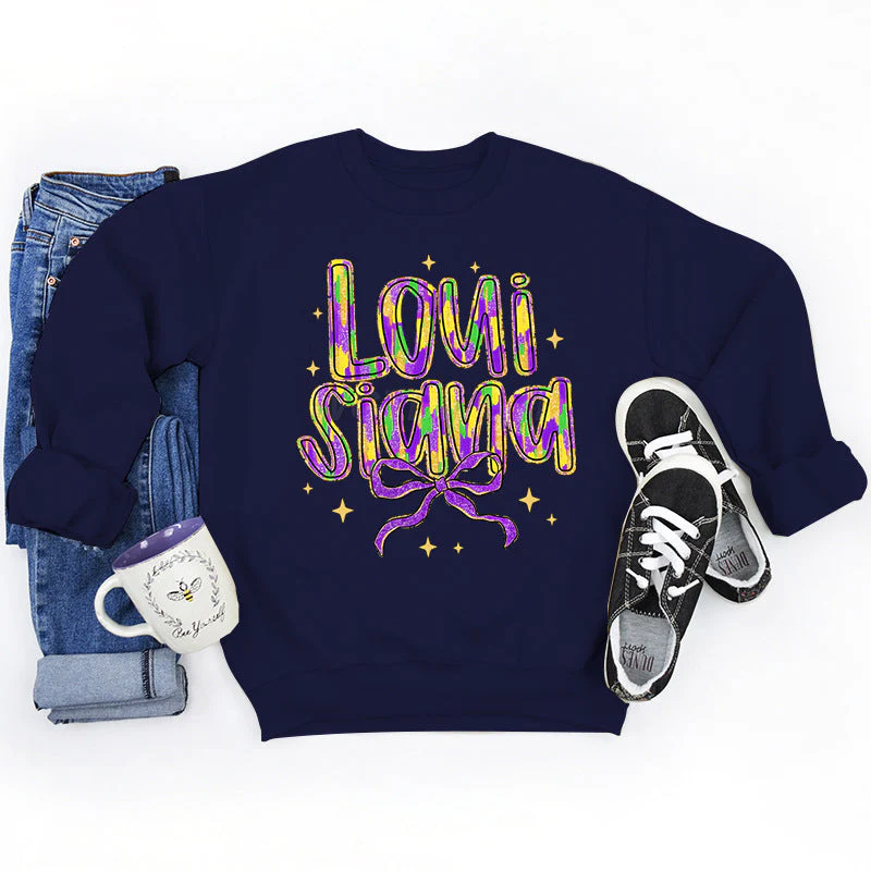 Damen Sweatshirt mit kreativem Schriftzug und weichem Innenfutter - Image 9