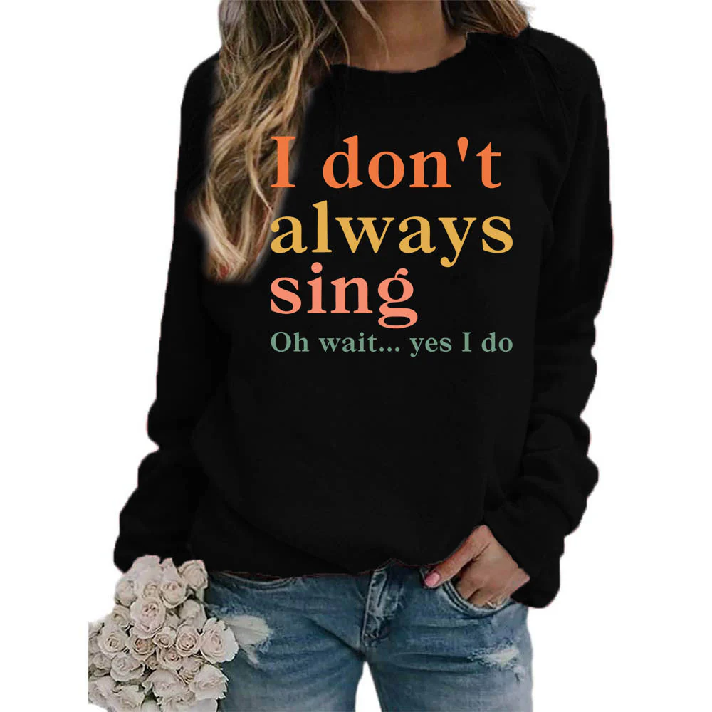 Damen Sweatshirt mit kreativem Spruch und bequemer Passform - Image 7