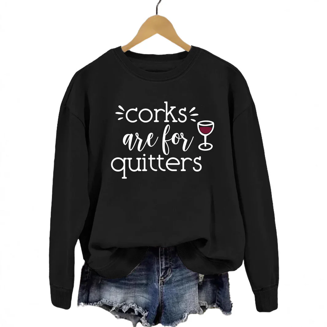 Damen Sweatshirt mit kreativem Spruch und lässigem Schnitt