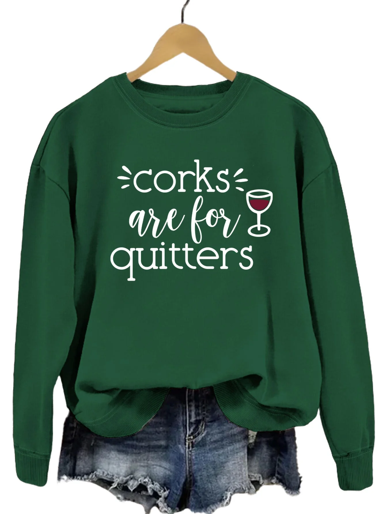 Damen Sweatshirt mit kreativem Spruch und lässigem Schnitt - Image 12