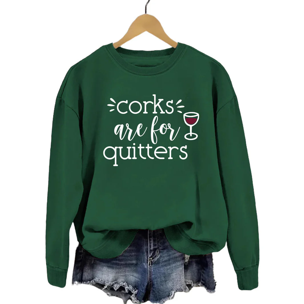 Damen Sweatshirt mit kreativem Spruch und lässigem Schnitt - Image 3