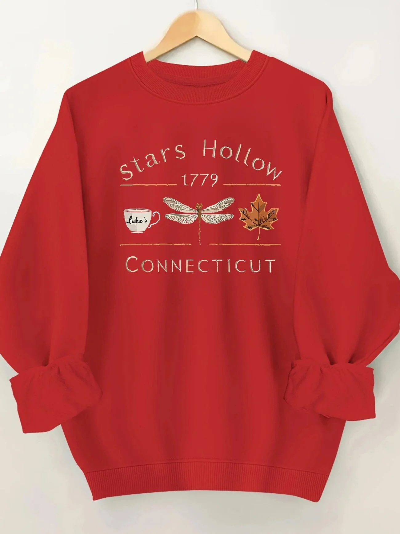 Damen Sweatshirt mit kreativem Stars Hollow Motiv - Image 6
