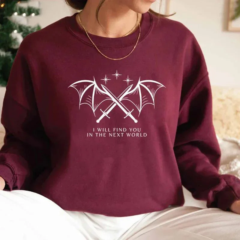 Damen Sweatshirt mit künstlerischem Grafikdesign und inspirierendem Schriftzug - Image 5