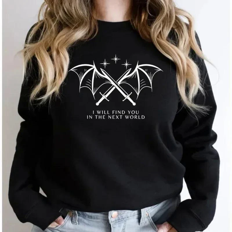 Damen Sweatshirt mit künstlerischem Grafikdesign und inspirierendem Schriftzug - Image 7