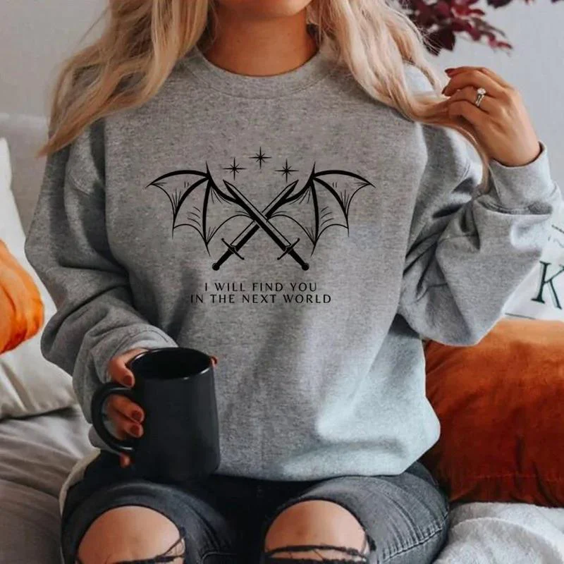 Damen Sweatshirt mit künstlerischem Grafikdesign und inspirierendem Schriftzug - Image 8