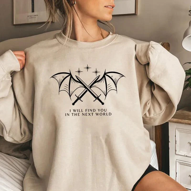 Damen Sweatshirt mit künstlerischem Grafikdesign und inspirierendem Schriftzug - Image 9