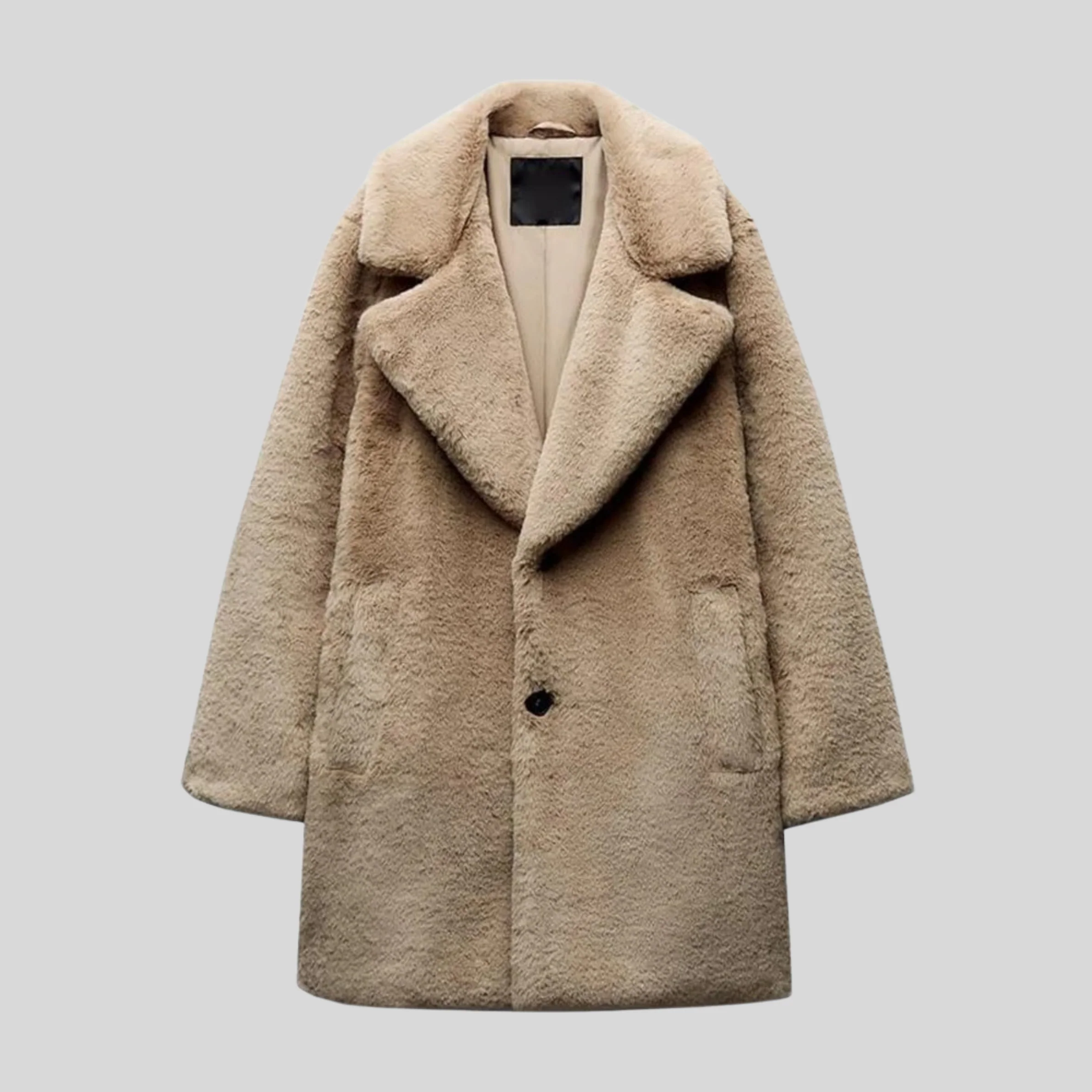 Damen Teddy Mantel Winter | Teddy Damen Klassisch