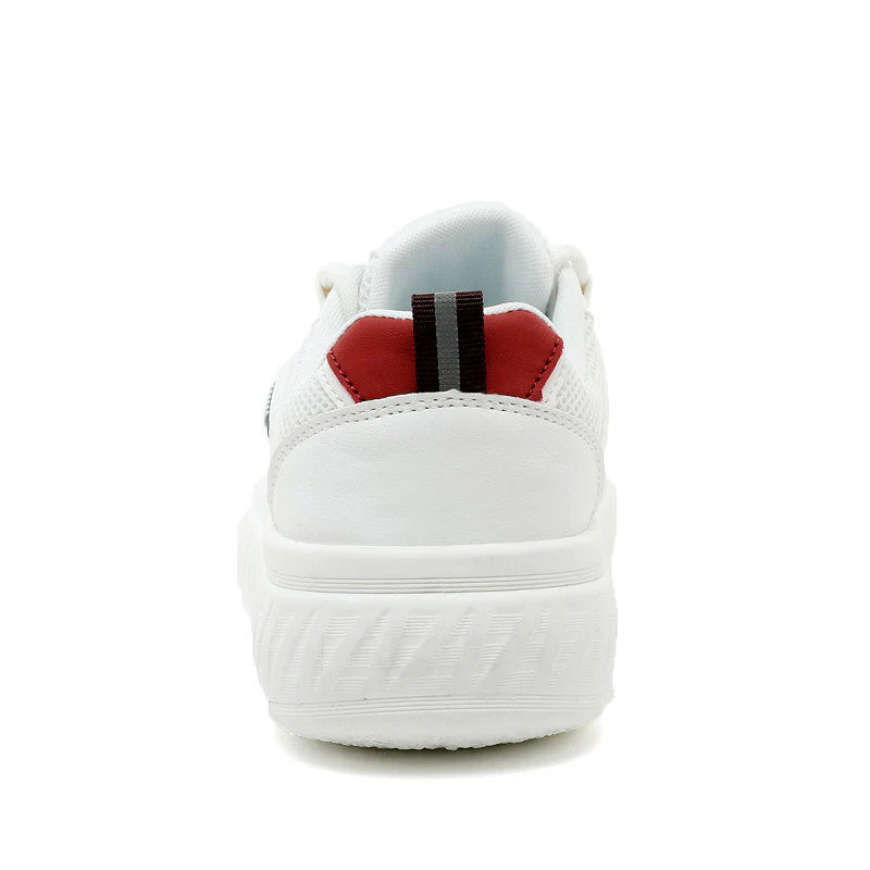 Damen Trendige Plateau-Sneaker mit buntem Schriftzug - Image 3