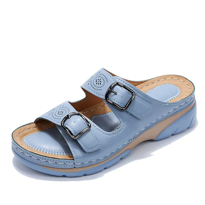 Damen trendige Sommersandalen | Plateau - Image 5