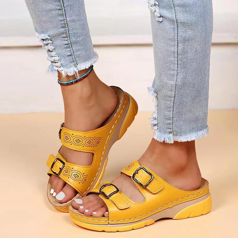 Damen trendige Sommersandalen | Plateau - Image 8