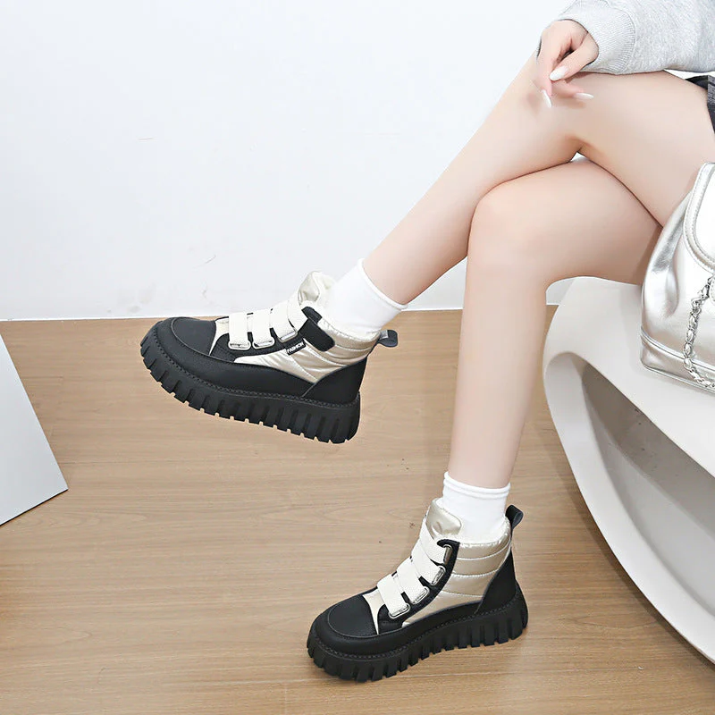 Damen Trendige Winterstiefel mit gepolsterter Innensohle und rutschfester Profilsohle - Image 3