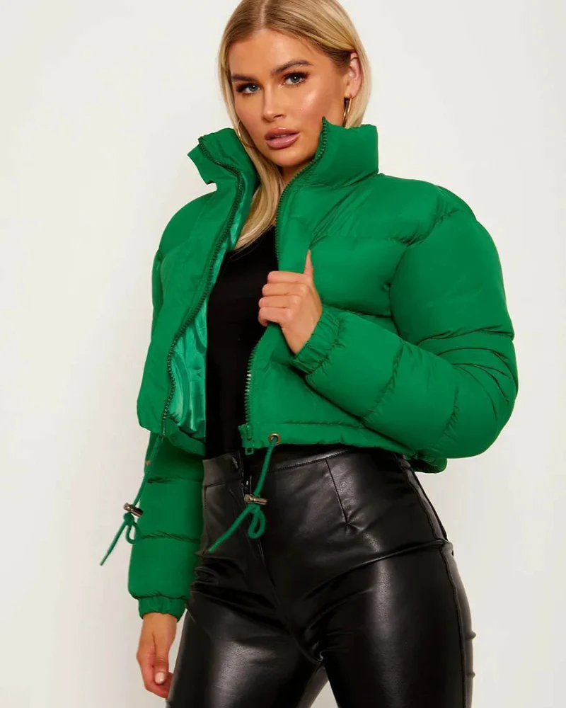 Damen Übergangsjacke Kurz Jacke | Mit Kapuze Wintertauglich - Image 6