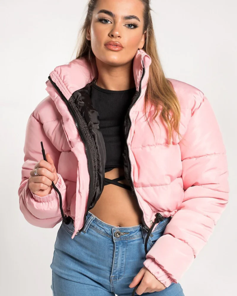 Damen Übergangsjacke Kurz Jacke | Mit Kapuze Wintertauglich - Image 8