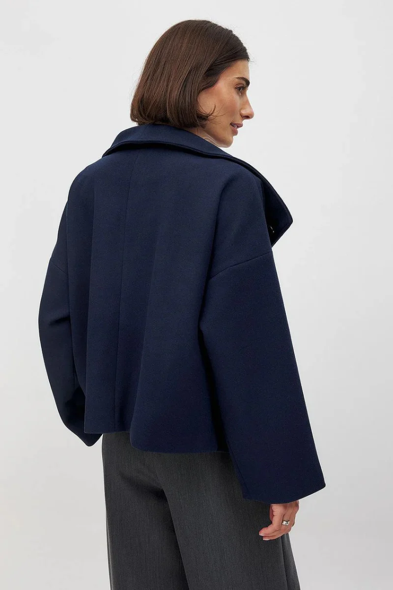 Damen Vintage-Doppelreiher-Mantel | Kurz - Image 7